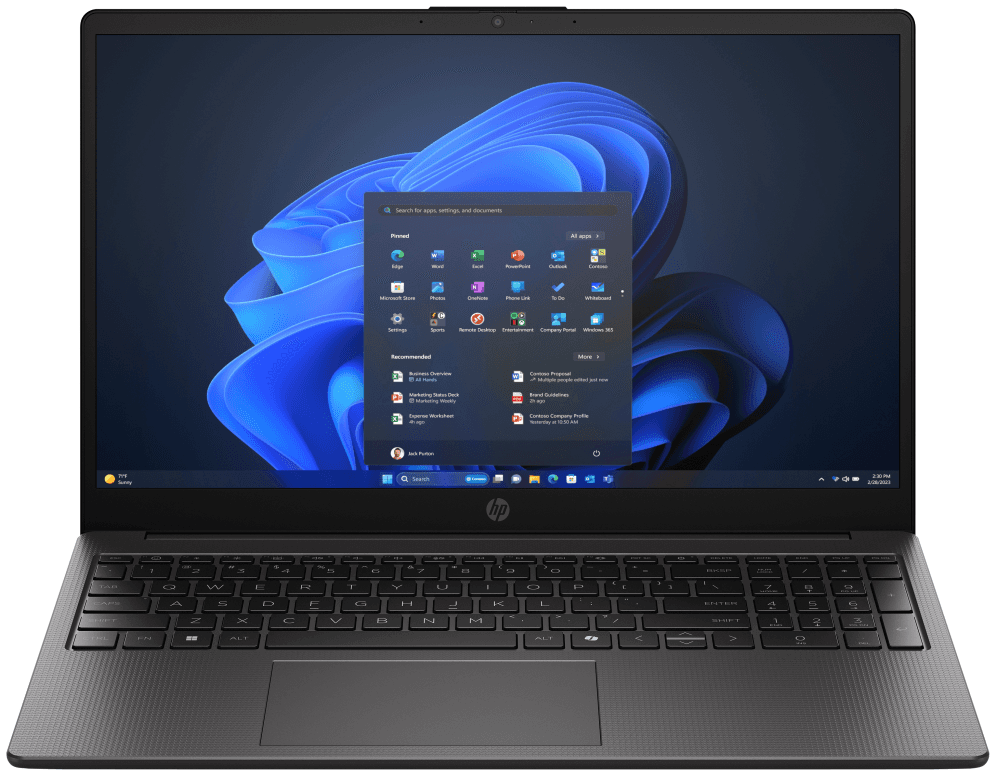 HP 255R G10 AMD Ryzen™ 5 7535U Portátil 39,6 cm (15.6") Full HD 8 GB DDR5-SDRAM 512 GB SSD Wi-Fi 6 (802.11ax) FreeDOS Negro