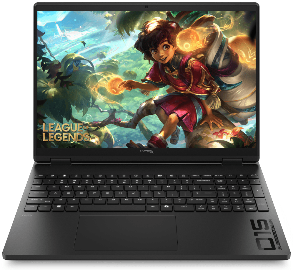 HP HyperX OMEN 15 inch Gaming Laptop PC 15-gb0016ns AMD Ryzen™ 7 260 38,9 cm (15.3") 2K 24 GB DDR5-SDRAM NVIDIA GeForce RTX 5060 Wi-Fi 6 (802.11ax) FreeDOS AI PC Negro