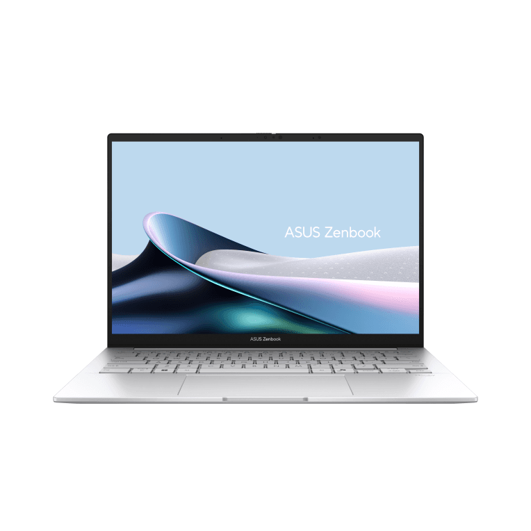 ASUS Zenbook 14 OLED UX3405CA-QD1244 - Ordenador Portátil 14" WUXGA (Intel Core Ultra 7 255H, 16GB RAM, 512GB SSD, Arc 140T, Sin Sistema Operativo) Niebla Plateada - Teclado QWERTY español