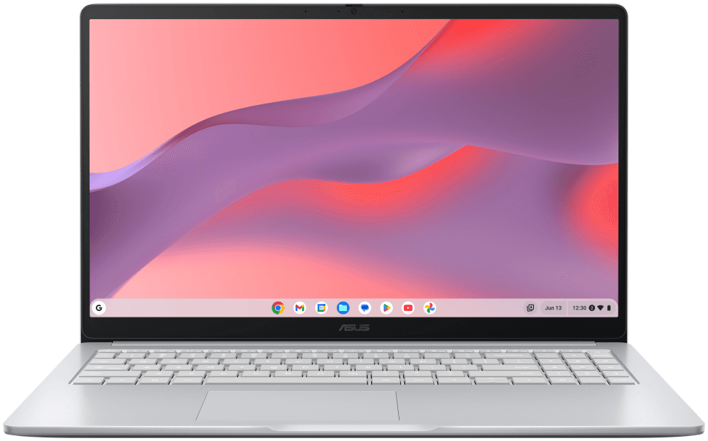 ASUS Chromebook CM1505CM4A-S70105 - Ordenador Portátil 15.6" Full HD (MediaTek Kompanio 540, 4GB RAM, 64GB eMMC, ARM Mali-G57 MC2, ChromeOS) Gris Puro - Teclado QWERTY español