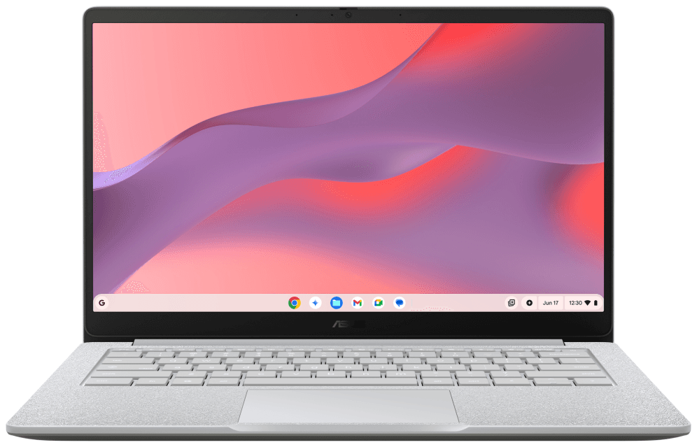 ASUS Chromebook CM14 CM1405CM4A-S60135 - Ordenador Portátil 14" Full HD (MediaTek Kompanio 540, 4GB RAM, 128GB eMMC, ARM Mali-G57 MC2, ChromeOS) Gris Puro - Teclado QWERTY español