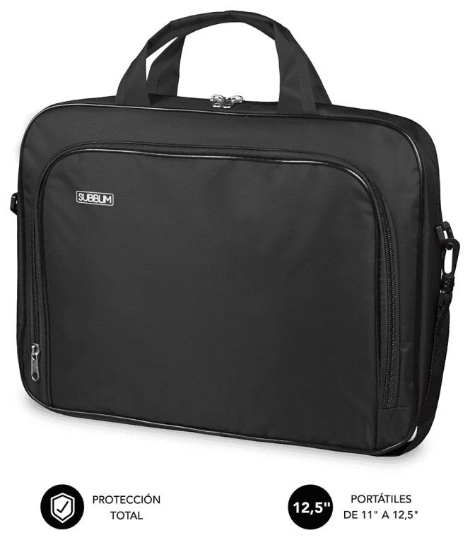 SUBBLIM Maletín Ordenador Oxford Laptop Bag 11-12,5" Black