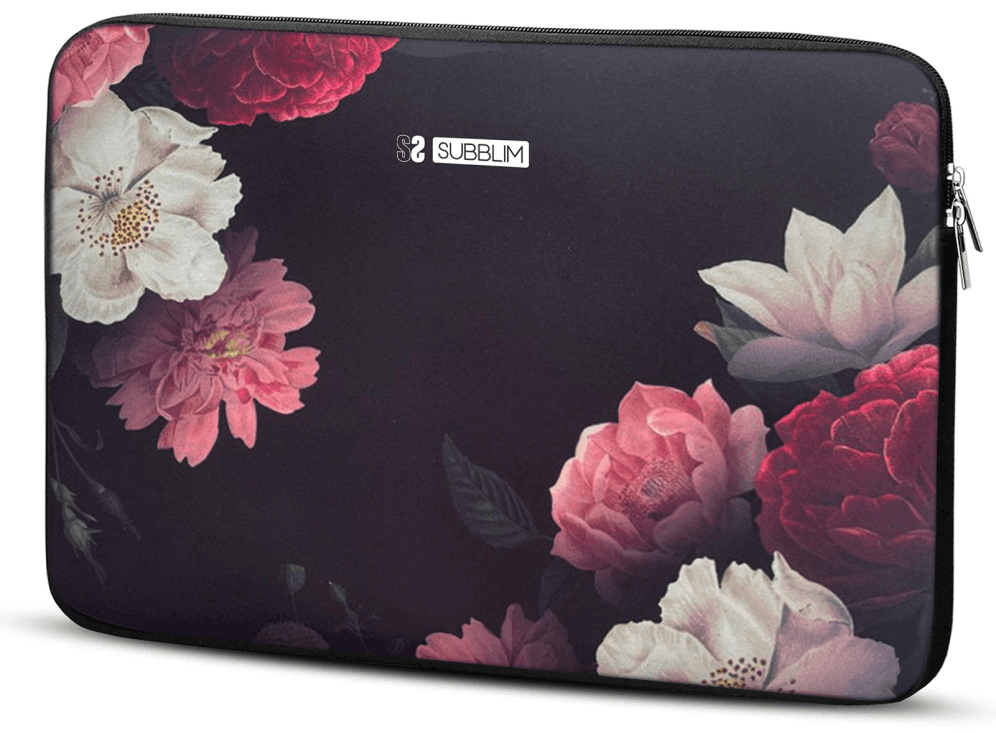 SUBBLIM Funda Ordenador Neopreno Trendy Sleeve Neo Flowers 13,3-14"