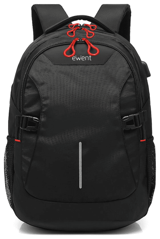 Ewent EW2526 maletines para portátil 39,6 cm (15.6") Mochila Negro