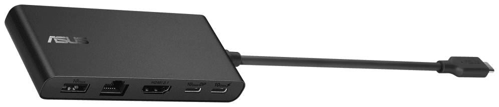 ASUS Dual 4K USB-C Dock DC201 Alámbrico USB 3.2 Gen 2 (3.1 Gen 2) Type-C Negro