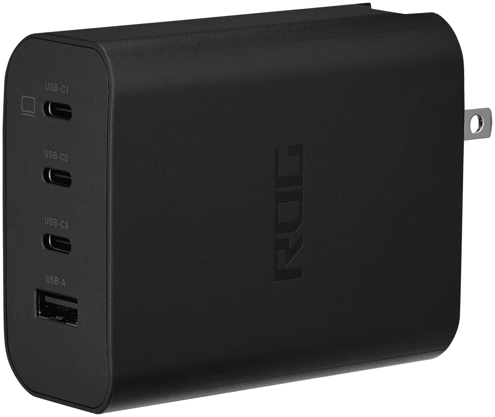 ASUS ROG 140W USB-C GaN Universal Negro Corriente alterna Carga rápida Interior
