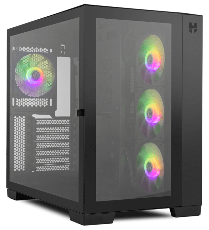 NOX Hummer Astra Midi Tower Negro