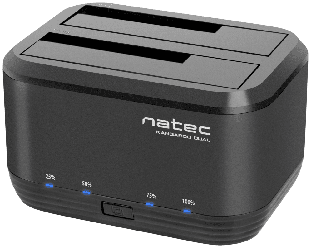 NATEC Kangaroo Dual USB 3.2 Gen 1 (3.1 Gen 1) Type-A Negro