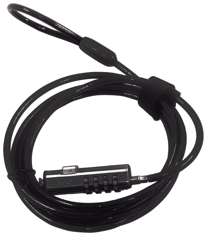Ewent EW1238 cable antirrobo Negro 1,8 m