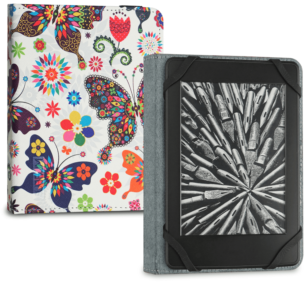 SUBBLIM Funda Libro Electrónico Clever Ebook Case 6" Mariposas