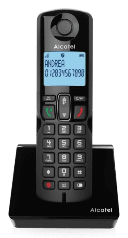 Alcatel S280 DUO BLK Teléfono DECT Identificador de llamadas Negro