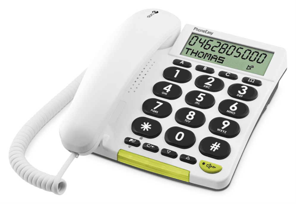 Doro 312cs Teléfono analógico Identificador de llamadas Blanco