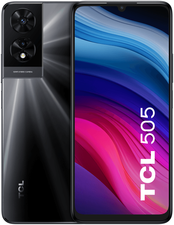 TCL 505 17,1 cm (6.75") SIM doble Android 14 4G USB Tipo C 6 GB 256 GB 5010 mAh Gris