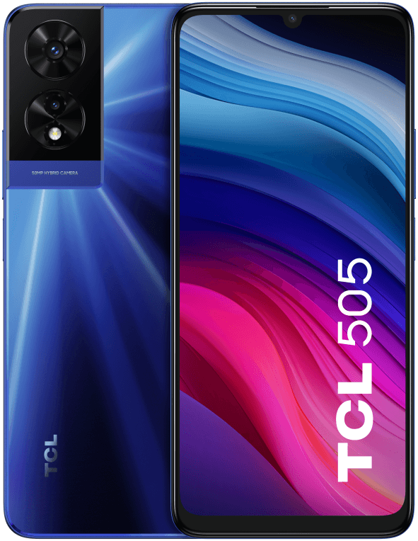 TCL 50 505 17,1 cm (6.75") SIM doble Android 14 4G USB Tipo C 6 GB 256 GB 5010 mAh Azul