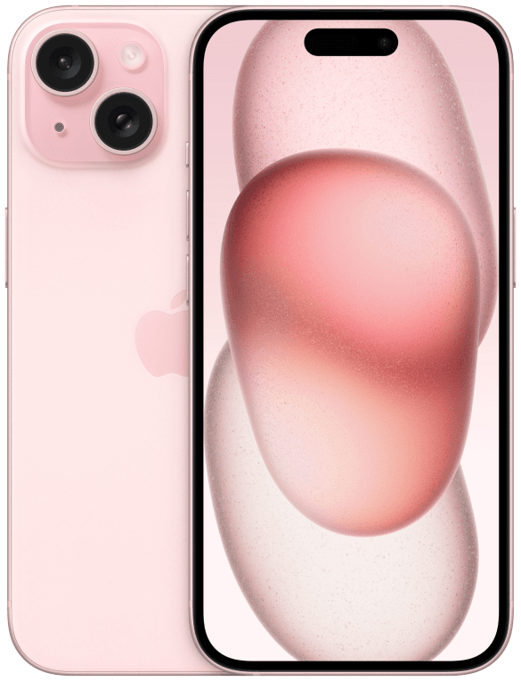 Apple iPhone 15 15,5 cm (6.1") SIM doble iOS 17 5G USB Tipo C 256 GB Rosa