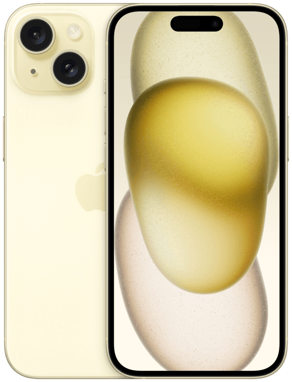 Apple iPhone 15 15,5 cm (6.1") SIM doble iOS 17 5G USB Tipo C 256 GB Amarillo