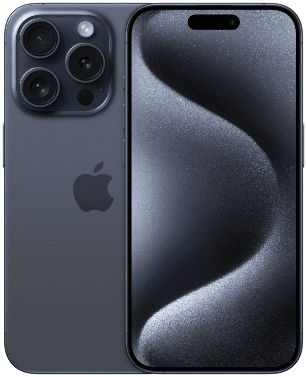 Apple iPhone 15 Pro 15,5 cm (6.1") SIM doble iOS 17 5G USB Tipo C 1 TB Titanio, Azul
