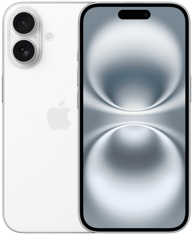 Apple iPhone 16 15,5 cm (6.1") SIM doble iOS 18 5G USB Tipo C 128 GB Blanco