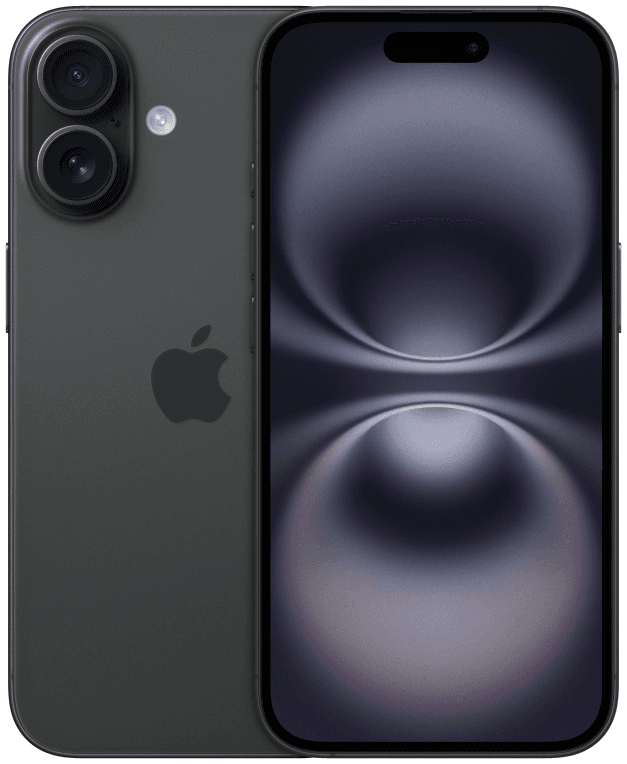 Apple iPhone 16 15,5 cm (6.1") SIM doble iOS 18 5G USB Tipo C 256 GB Negro