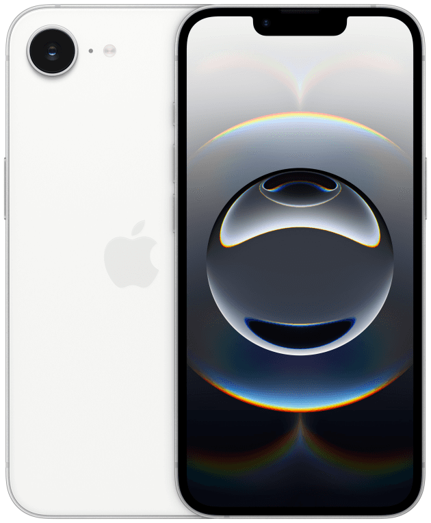 Apple iPhone 16e 15,5 cm (6.1") SIM doble iOS 18 5G USB Tipo C 128 GB Blanco