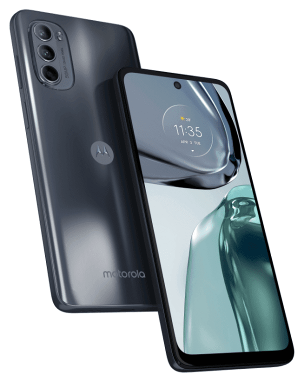 Motorola moto g62 5G 16,5 cm (6.5") Ranura híbrida Dual SIM Android 12 USB Tipo C 4 GB 128 GB 5000 mAh Gris
