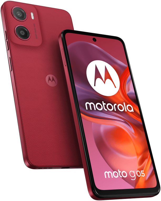 Motorola moto g05 16,9 cm (6.67") SIM doble Android 15 4G USB Tipo C 4 GB 128 GB 5200 mAh Rojo