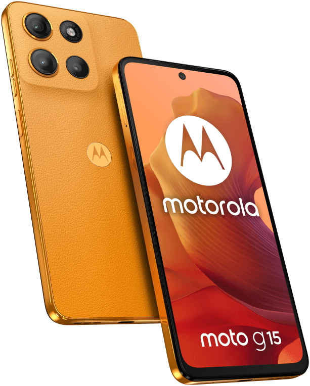 Motorola moto g15 17,1 cm (6.72") SIM doble Android 15 4G USB Tipo C 8 GB 128 GB 5200 mAh Naranja