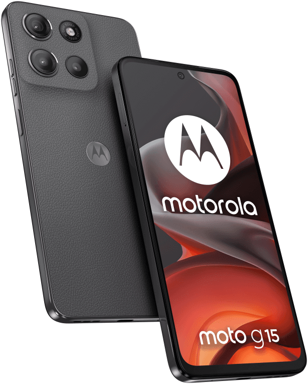 Motorola moto g15 17,1 cm (6.72") SIM doble Android 15 4G USB Tipo C 8 GB 512 GB 5200 mAh Gris
