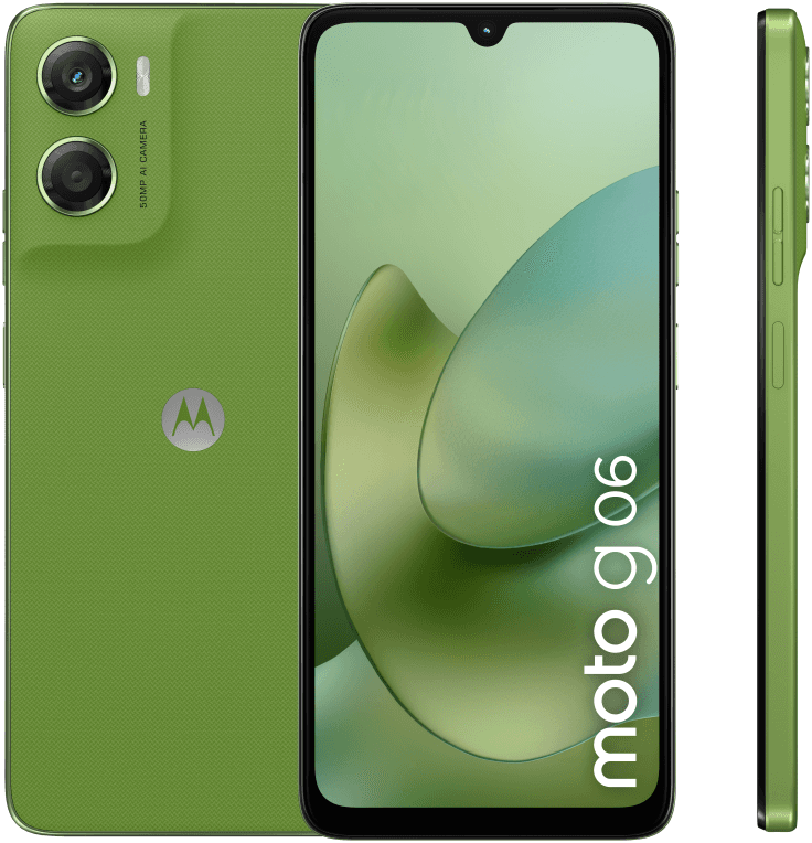 Motorola moto g06 17,5 cm (6.88") SIM doble Android 15 4G USB Tipo C 4 GB 256 GB 5200 mAh Verde