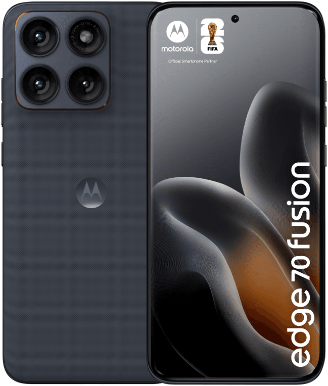Motorola edge 70 fusion 17,2 cm (6.78") SIM doble Android 16.0 5G USB Tipo C 8 GB 256 GB 7000 mAh Negro