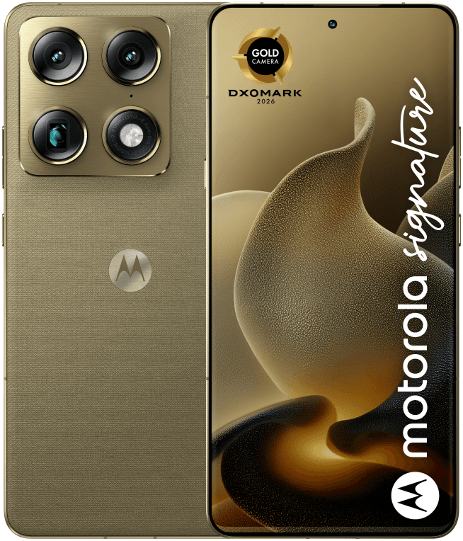 Motorola signature 17,2 cm (6.78") SIM doble Android 16.0 5G USB Tipo C 16 GB 512 GB 5200 mAh Oro