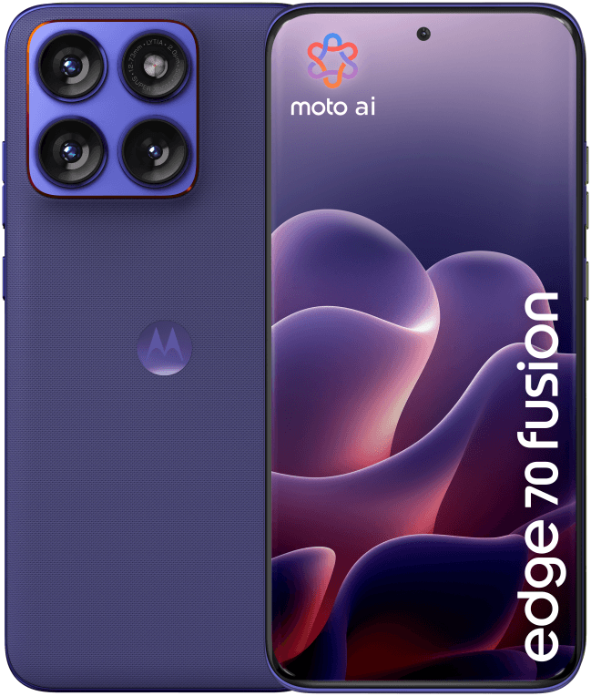 Motorola edge 70 fusion 17,2 cm (6.78") SIM doble Android 16.0 5G USB Tipo C 8 GB 256 GB 5200 mAh Violeta