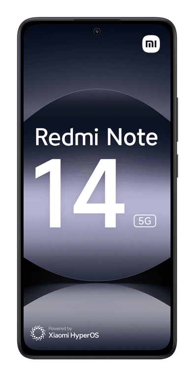 Xiaomi Redmi Note 14 5G 16,9 cm (6.67") Ranura híbrida Dual SIM USB Tipo C 8 GB 256 GB 5110 mAh Negro