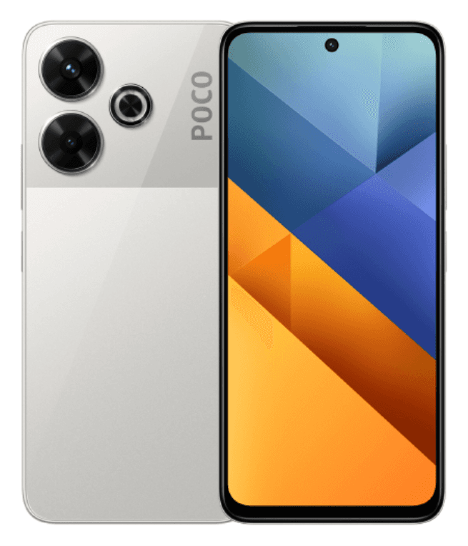POCO M6 4G 17,2 cm (6.79") Ranura híbrida Dual SIM Android 14 USB Tipo C 6 GB 128 GB 5030 mAh Plata