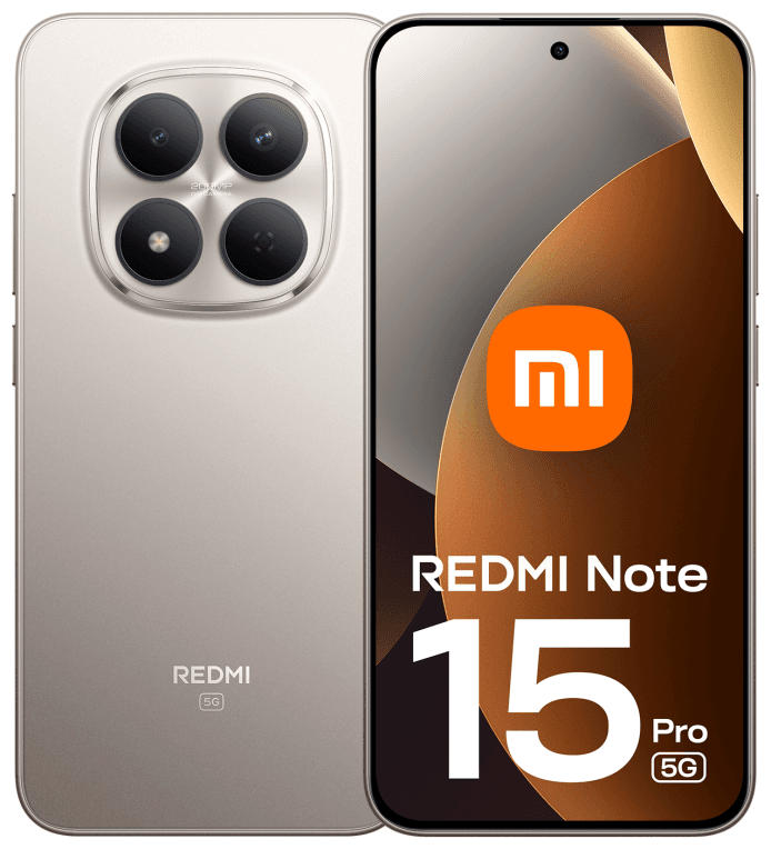 Xiaomi Redmi Note 15 Pro 5G 17,4 cm (6.83") 8 GB 256 GB 6580 mAh Titanio