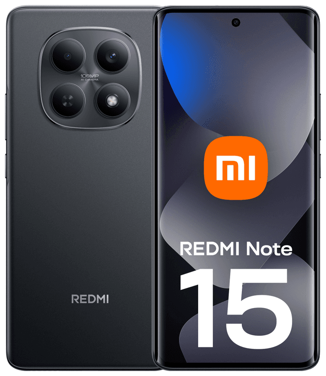 Xiaomi Redmi Note 15 17,2 cm (6.77") 4G 8 GB 256 GB 6000 mAh Negro
