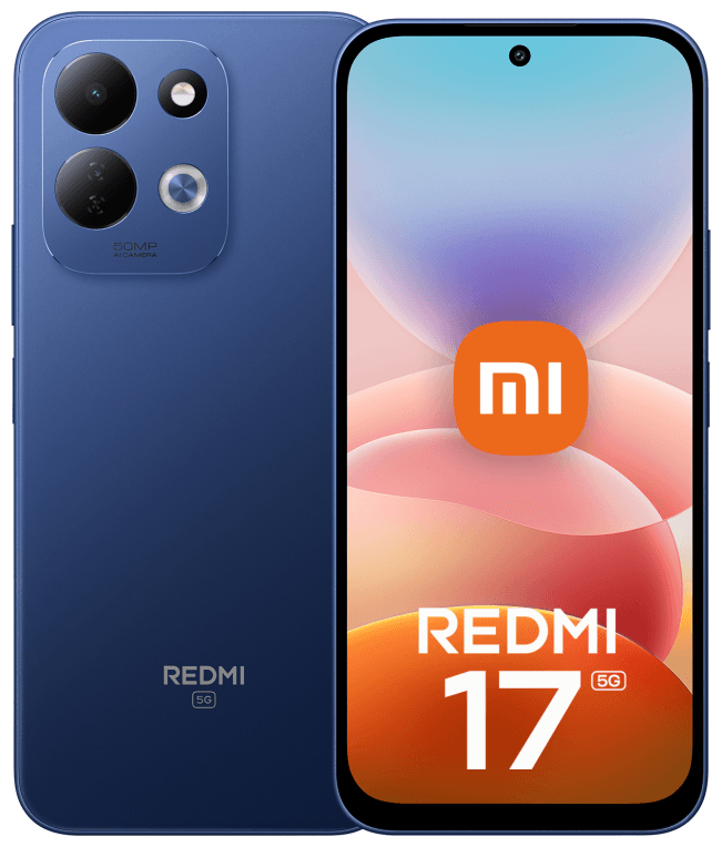 Xiaomi Redmi 17 5G 17,5 cm (6.9") Ranura híbrida Dual SIM Android 16.0 USB Tipo C 4 GB 256 GB 7500 mAh Azul