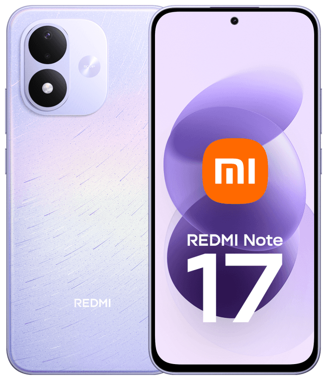 Xiaomi Redmi Note 17 17,8 cm (6.99") 4G 4 GB 128 GB 7700 mAh Púrpura