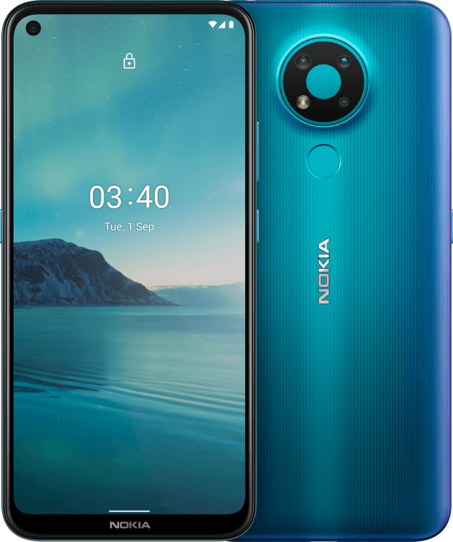 Nokia 3/4 16,2 cm (6.39") Android 10 4G USB Tipo C 4 GB 64 GB 4000 mAh Azul