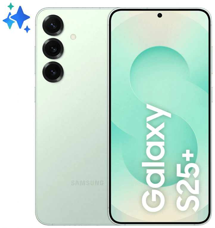 Samsung Galaxy S25+ 17 cm (6.7") SIM doble Android 15 5G USB Tipo C 12 GB 512 GB 4900 mAh Color menta
