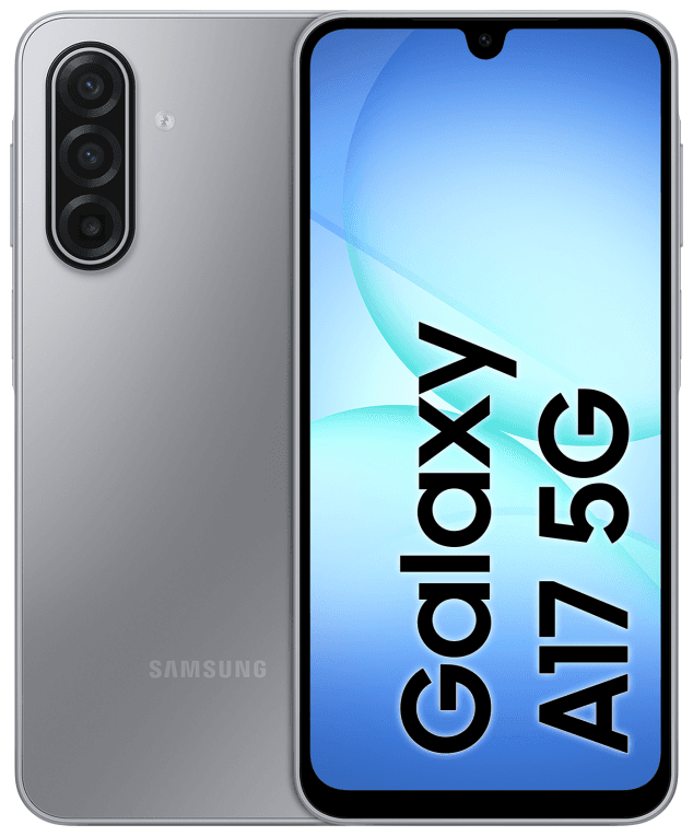 Samsung Galaxy A17 5G 17 cm (6.7") Ranura híbrida Dual SIM Android 15 USB Tipo C 4 GB 128 GB 5000 mAh Gris
