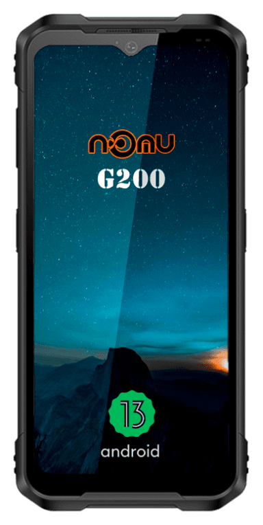 Nomu G200 ordenador móvil de mano 16,6 cm (6.52") Pantalla táctil 265 g Negro