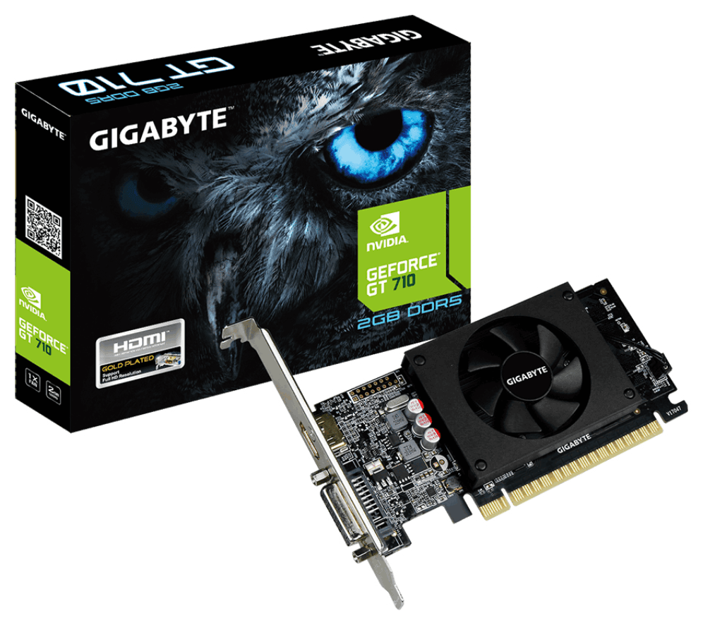 GIGABYTE GV-N710D5-2GL tarjeta gráfica NVIDIA GDDR5