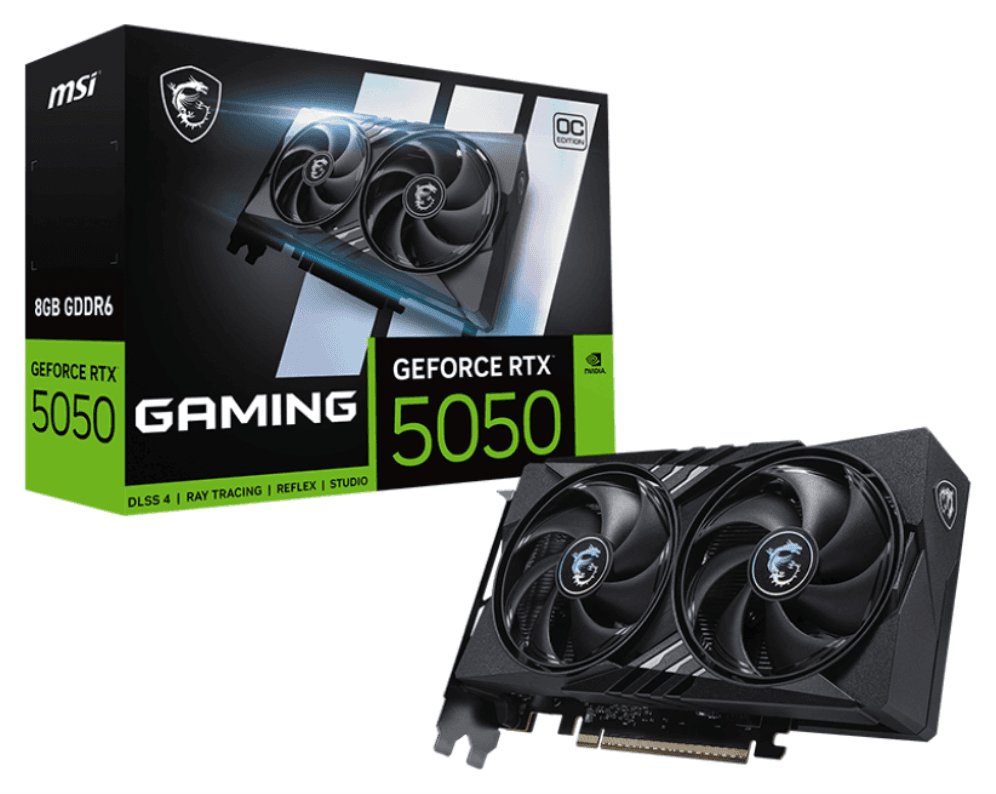 MSI GeForce RTX 5050 8G GAMING OC NVIDIA 8 GB GDDR6