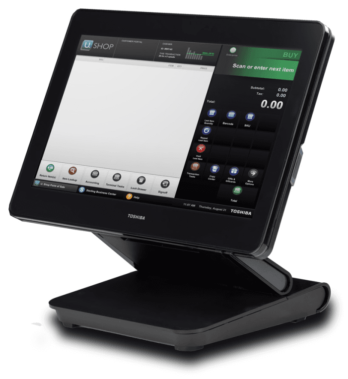 Toshiba TCx 800 7100U 2,4 GHz Todo-en-Uno 38,1 cm (15") Pantalla táctil Negro