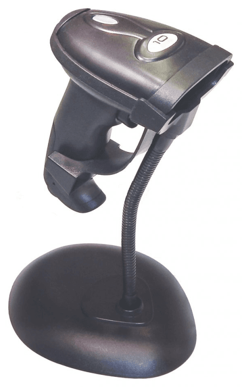 Posiflex Scanner 10POS Lector de códigos de barras portátil 1D Laser Negro