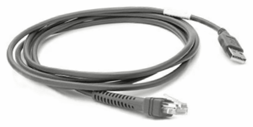 Zebra CBA-U21-S07ZBR cable de serie Negro 2,1 m USB EAS