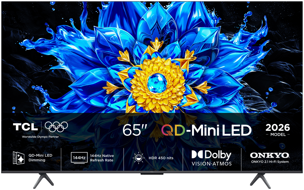 TCL P8L 65P8L Televisor 165,1 cm (65") 4K Ultra HD Smart TV Wifi Negro 450 cd / m²
