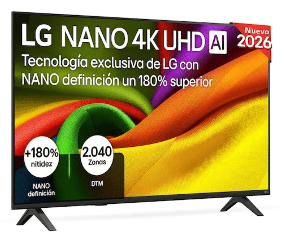 LG NANO 4K UHD AI 75NU850B6LA Televisor 190,5 cm (75") 4K Ultra HD Smart TV Wifi Negro
