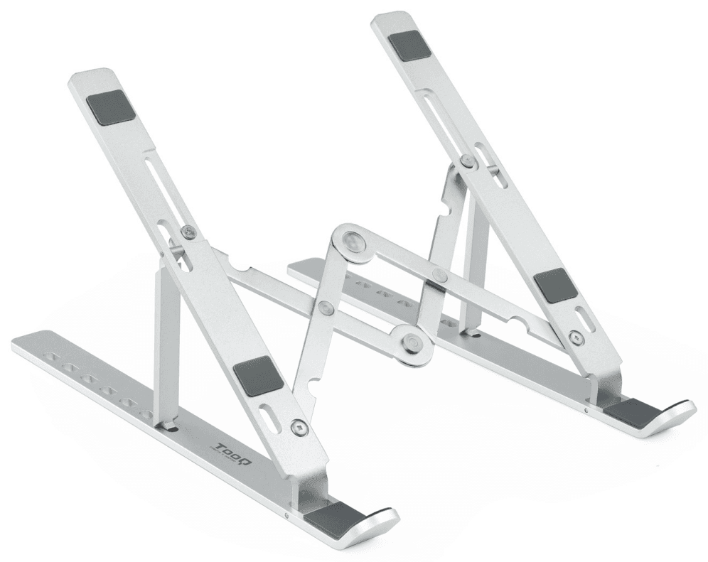 TooQ TQLRS0033-AL soporte para ordenador portátil Soporte para ordenador portátil y tableta Plata 38,1 cm (15")